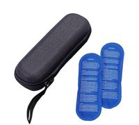 Insulin Cooler Travel Case, Insulin Pen Cooler Travel Case, 2 Pcs Nylon Ice Packs And 1 Pcs Mini Thermomete, Portable Insulin Cooler Suitable For Men And Women (Black)