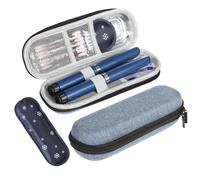Insulin Cooler Travel Case Medication Diabetic Cooler for Travel with 1 Ice Packs Insulated Organizer for Insulins Pens and Other Diabetic Supplies