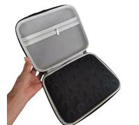 Insulin Cooler Travel Case Portable - EVA Hard Shell Cooler Bag for Diabetics, Peptide Case for Fridge, Fits 3ml & 10ml Vials(Black 30Slots)