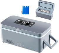 Insulin Cooling Box, Refrigerator, Insulin Cooling Box, USB Portable Refrigerator Cooler, Travel Case With Alarm Battery 10200mAh, Suitable For Home Use