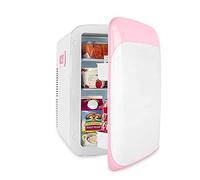 Insulin Fridge Box Fridge 10 Liter Portable Cooler Warmer with 2 Adjustable/Removable Shelves+2 Container Basket for Skincare Cosmetics Insulin Cooler