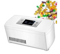 Insulin Pen Carry Case Insulin Cool Box Refrigerator Insulin Fridge Box Portable Fridge for car,Travel,Home,Long Working Hours to Keep Cool 2-8°C Portable car Cooler/Small Travel case,Single