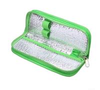 Insulin Pen Case Cooler Bag 20cm for tsa Friendly Travel Insulin(Green)