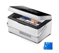Insulin Pen Case Insulin Cool Box Refrigerator Insulin Fridge Box Insulin Cooler Refrigerated Box Fridges Refrigerator Portable Car Refrigeration Case Constant Temperature Large Display Scre