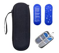 Insulin Pen Case, Portable Insulin Cooler Travel Case with 2 Ice Packs,Diabetic Supplies Insulin Pen Case, Medicine Cooler for Travel Insulin Case Diabetic Bag (Black, 1 a Set)