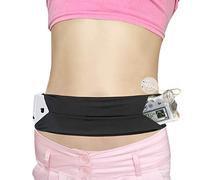 Insulin Pump Belt Adjustable, Diabetic Waist Fanny Packs Lightweight Running Medical Wide Band Holder Accessories for EpiPen T1D Men Women Black