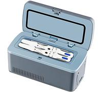 Insulin Refrigerator, Mini Cooler, Large Capacity Portable Refrigerated Box Insulin - Refrigerator Portable Electric Cooler Interferon Insulin Drug for Car or Home Travel