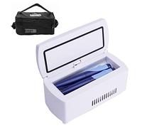 Insulin Travel Case Cool Box Refrigerator Fridge Portable Diabetic Fridge Insulin Cooler For Vehicle Travel Compact Refrigerator 2-8℃ Constant Temperature Cooling Organiz