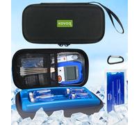 Insulin Travel case TSA Approved with Protective Ice Brick,Portable & Temperature-Controlled Insulin Pen Travel case,Ensuring Safe Insulin Storage