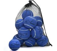 Insum 12-Pack Advanced Training Tennis Balls for Beginner Practice, Pet Dog Tennis Balls with Mesh Bag for Easy Carry
