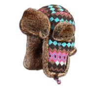 Insun Adult Children Winter Knit Ski Aviator Hat Pilot Hunting Trapper Cap Multicoloured 4 S