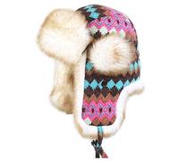 Insun Adult Children Winter Knit Ski Aviator Hat Pilot Hunting Trapper Cap Multicoloured 5 S
