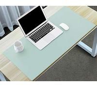 Insun Large Desk Pad Mouse Pad Non-Slip PU Leather Desk Mouse Mat Waterproof Desk Pad Protector Gaming Writing Mat for Office Home Desks Light Green 100x50cm