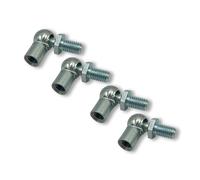 INSUPPA Gas Spring Strut End Fittings M8 Fitting M8 Ball Stud Ball Joint Boot - X4