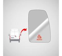 INSUPPA Right Wing Mirror Glass Upper Heated Fits Movano B Mk2 Nv400 Renault Master Mk3