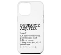 Insurance Adjuster Job Definition Personalized Funny Case for iPhone 12 Pro Max
