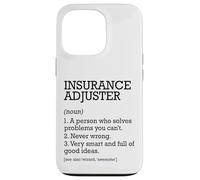 Insurance Adjuster Job Definition Personalized Funny Case for iPhone 13 Pro