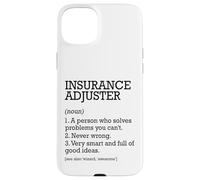Insurance Adjuster Job Definition Personalized Funny Case for iPhone 15 Plus