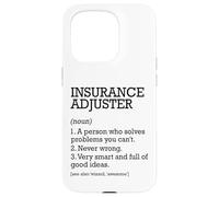 Insurance Adjuster Job Definition Personalized Funny Case for iPhone 15 Pro
