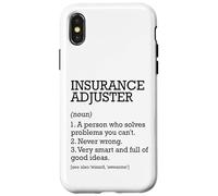 Insurance Adjuster Job Definition Personalized Funny Case for iPhone X/XS