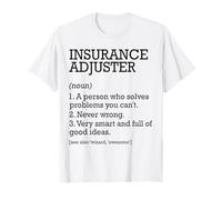 Insurance Adjuster Job Definition Personalized Funny T-Shirt