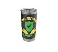 Insurance Agent Future Agent Funny Insurance Broker Stainless Steel Insulated Tumbler