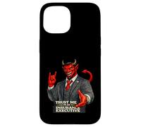 Insurance Devil | Protest Humor Satan Evil Corporate Greed Case for iPhone 15