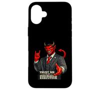 Insurance Devil | Protest Humor Satan Evil Corporate Greed Case for iPhone 16 Plus
