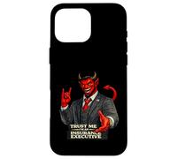Insurance Devil | Protest Humor Satan Evil Corporate Greed Case for iPhone 16 Pro Max