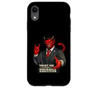Insurance Devil | Protest Humor Satan Evil Corporate Greed Case for iPhone XR