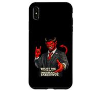 Insurance Devil | Protest Humor Satan Evil Corporate Greed Case for iPhone XS Max