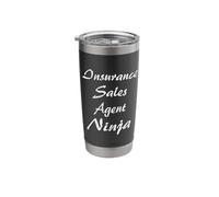 Insurance Sales Agent Tshirt Occupation Work Stainless Steel Insulated Tumbler