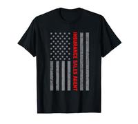 Insurance Sales Agent Vintage US Flag for Men Dad Value Graphic T-Shirt