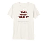 INSURE Domestic Tranquility - USA Constitution Premium T-Shirt