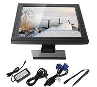 InSyoForeverEC 17" LCD Touch Screen Monitor VGA POS USB Cash Register System Touchscreen w/Stand Adjustable Angle for Retail/Restaurant Display Cashier Bar