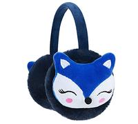 iNszkoos Kids Furry Winter Earmuffs Cute Fox Plush Warmer Windproof Outdoor Ear Protector Earflap Cartoon Soft & Warm Ear Muffs for Boys Girls Baby Toddlers Cold Weather