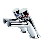Inta Modern Contemporary Basin Push Taps Non Concussive, Mounted Pair