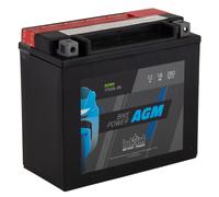 IntAct Maintenance Free AGM Bike-Power Motorcycle Motorbike Battery YTX20L-BS