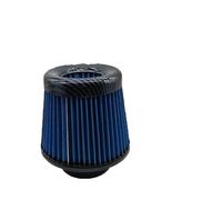 Intake air filter 3 inches 76 mm universal air filter for cars and motorcycles suitable for KN high horsepower performance(Blue 102mm)