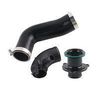 Intake Hose Pipe For 2015+ V8 MK3 A3 S3 TT Ea888 3gen Engine Silicone Intake Hose Pipe Turbo Inlet Elbow Muffler Delete(Black)