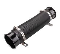 Intake Kit 1Pcs 76MM Car Cold Air Turbo Intake Inlet Pipe Adjustable Flexible Duct Tube Hose Feed Intake Hose Pipe Fits(Black)