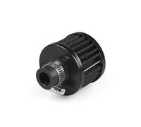 Intake Kit 1pcs Universal Car Air Filter 12mm Cold Intake High Flow Crankcase Vent Cover Breather Filters Intake Hose Pipe Fits(Black)
