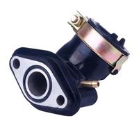 Intake Manifold Carburetor Compatible With 49cc 50cc GY6 Engine Scooter Moped ATV Go Kart Buggy 139QMB 139QMA Models 1 Vacuum Port