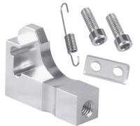 Intake Manifold Repair Bracket Kit, P2015 Repair Bracket Kit for Seat 2.0 TDI, CR Inlet Aluminium Manifold with Spring, Inlet ManifoldFlap Actuator Motor RepairBracket for Audi VW SKODA(Silver)