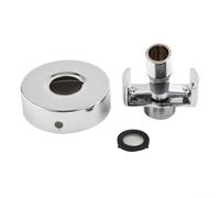Intake Pipe Angle Adjustment Copper Curved Foot for Shower Head Holder Slider Clamp - Extended Angled Connector Fix Crooked Hoses Bathroom Accessories
