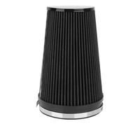 Intake Pipe Universal High Flow Cone Air Filter 152mm 6inch For Cold Intake Pipe Racing Car Engine Inlet Washable(6inch Black)