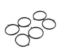 Intake Plenum Gasket, 3pcs Intake Plenum Gasket 17176-31050 Replacement Fit for Lexus Is250 2006-2012 Rubber Black