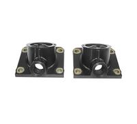 Intake Reed Valve Aluminum Alloy 2 Pcs Carburetor Intake Manifold Pipe Interface Fit For Yamaha Banshee YFZ350 YFZ 350 88-06 RD350 RD 350LC 83-89 RZ350 84-85 Carburetor Reed Valve