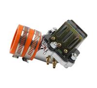 Intake Reed Valve Carburetor Reed Valve Motorcycle Carburetor Interface Intake Manifold Reed Valve For Scooters Fit For PWK Clapet D Admission(Orange)