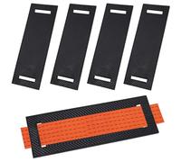 INTAKO CARGO_STRAP Edge Protector, Set of 4 Rubberized Load Securing Straps, 290 x 100 mm, Black